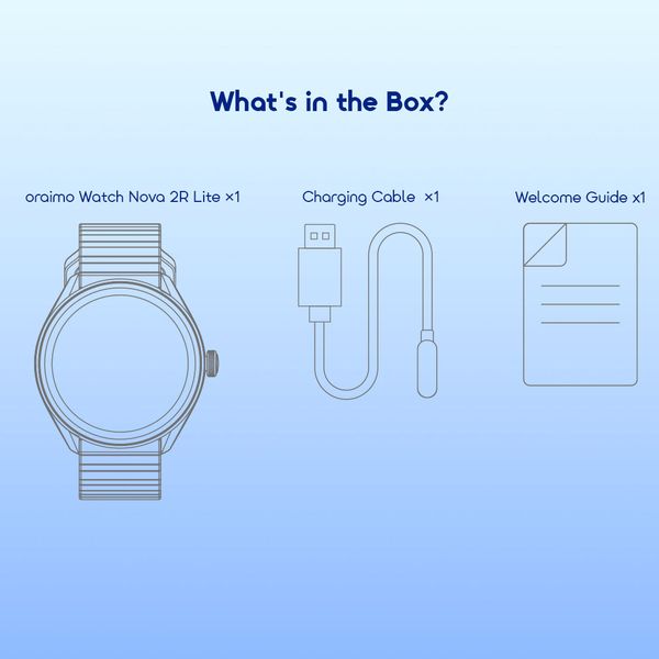 Watch Nova 2R Lite 1.43" AMOLED 30-Day Standby Smart Watch