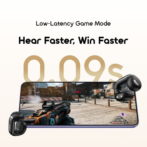 OpenSnap N2 Quick Charging Adaptive Volume Open-Ear True Wireless Earbuds