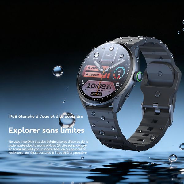 Watch Nova 2R Lite Montre Connectée Amoled 1,43" Avec Autonomie En Veille De 30 Jours