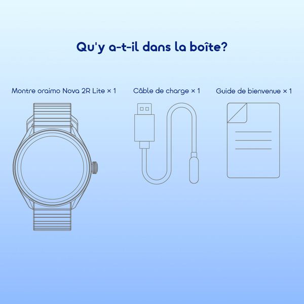Watch Nova 2R Lite Montre Connectée Amoled 1,43" Avec Autonomie En Veille De 30 Jours