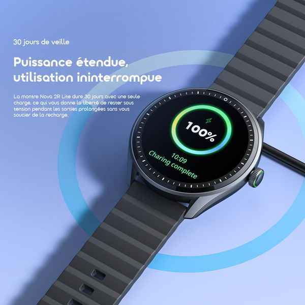 Watch Nova 2R Lite Montre Connectée Amoled 1,43" Avec Autonomie En Veille De 30 Jours