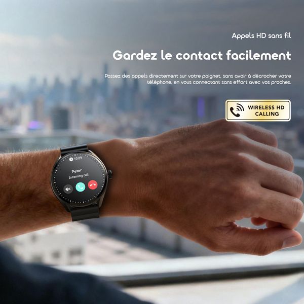 Watch Nova 2R Lite Montre Connectée Amoled 1,43" Avec Autonomie En Veille De 30 Jours