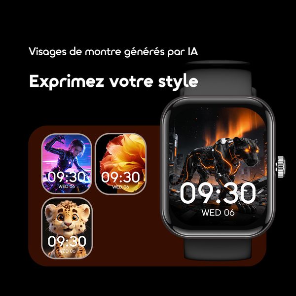 Watch Nova 2N Montre intelligente AMOLED 33 jours de veille de 1,93 "