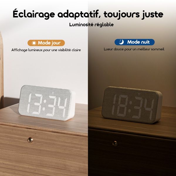 ClockPoint Air Réveil rechargeable