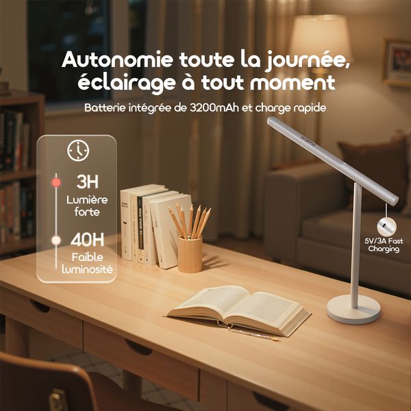 LumiDesk Lampe De Bureau Protection Des Yeux