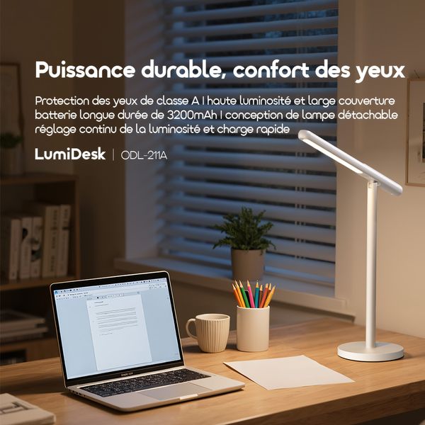 LumiDesk Lampe De Bureau Protection Des Yeux