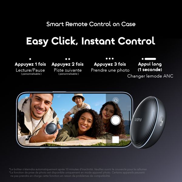 SpaceBuds 2 Écouteurs True Wireless AI Smart – Gris spatial