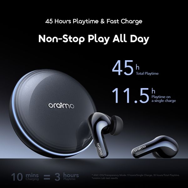 SpaceBuds 2 & Necklace Lite AI Smart True Wireless Earbuds-Space Grey & Call Vibration Wireless Earphones
