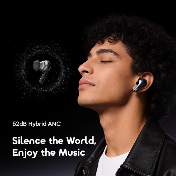 SpaceBuds 2 & Necklace Lite AI Smart True Wireless Earbuds-Space Grey & Call Vibration Wireless Earphones