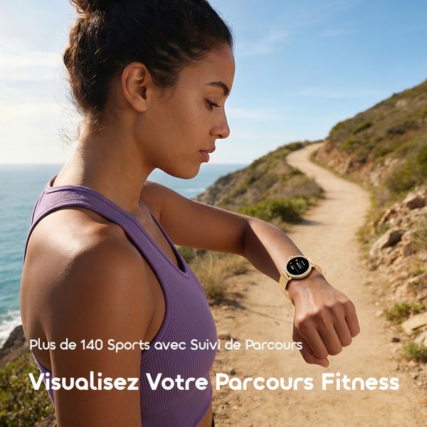 Watch Muse 2 Montre Connectée AMOLED 1,32” au Design Diamant