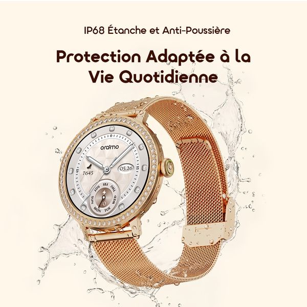 Watch Muse 2 Montre Connectée AMOLED 1,32” au Design Diamant