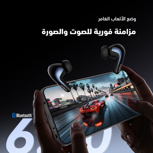 SpaceBuds 2 سماعات لاسلكية ذكية بتقنية الذكاء الاصطناعي - رمادي فضائي