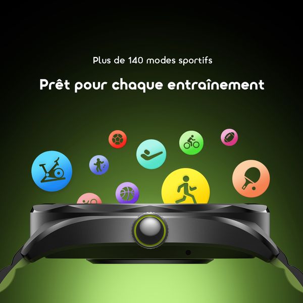 Watch Nova 2R Montre connectée axée sur la santé et riche en fonctionnalités