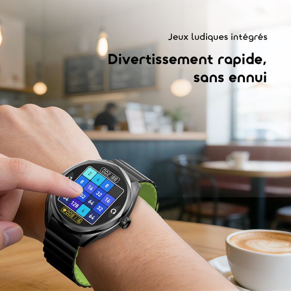 Watch Nova 2R Montre connectée axée sur la santé et riche en fonctionnalités