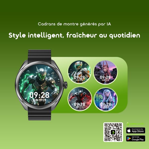 Watch Nova 2R Montre connectée axée sur la santé et riche en fonctionnalités