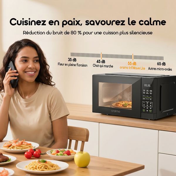 InfiWave Lite Four à micro-ondes encore plus silencieux