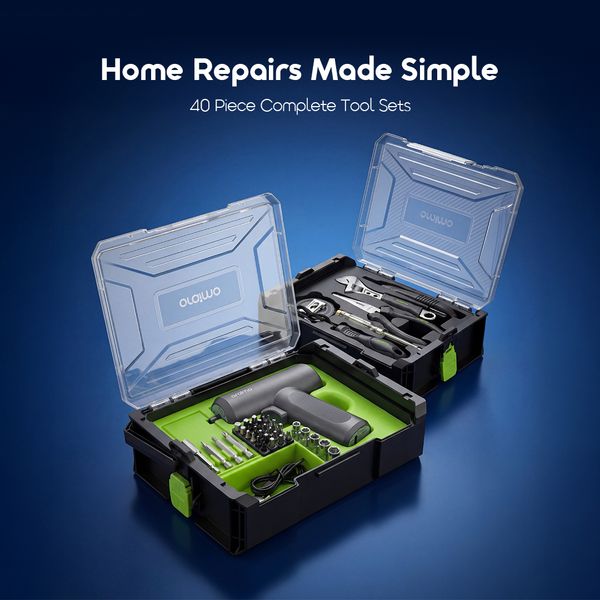 GearUp 40 Piece Portable Multifunctional Tool Sets