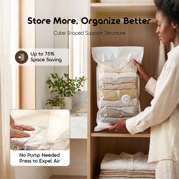 VenusVac Translucet Vacuum Storage Bags