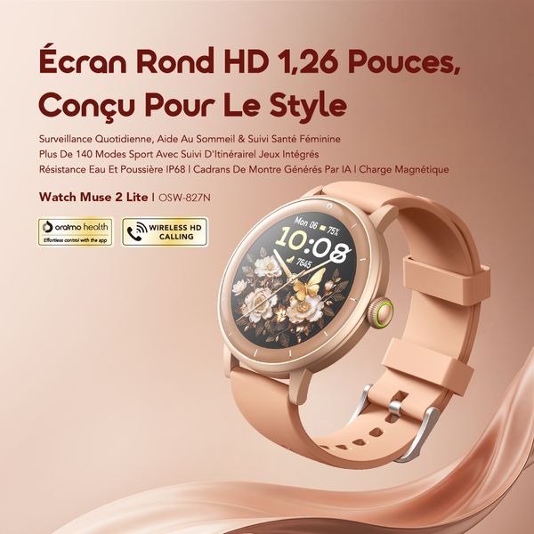 Watch Muse 2 Lite Montre Connectée Élégante Et Polyvalente