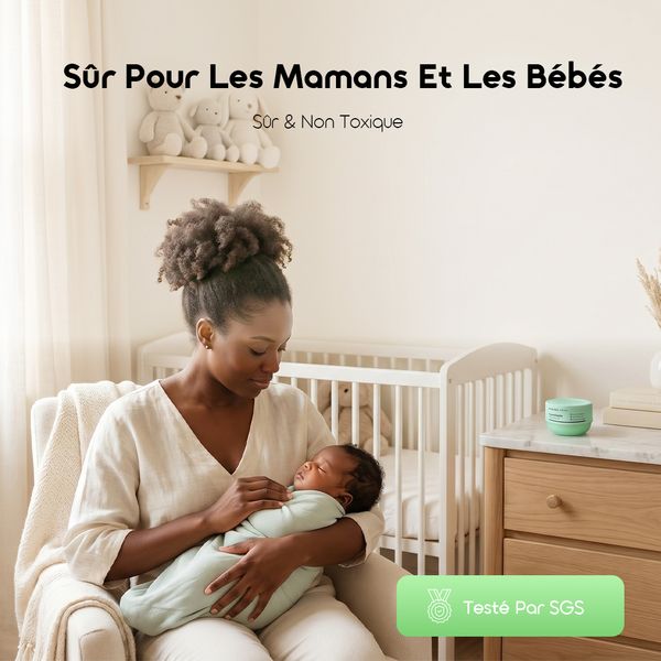 FreshMate 2 Pièces 90g Parfum Solide Naturel Longue Durée