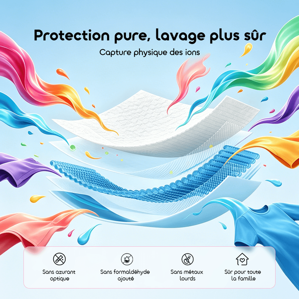 TintShield Attrape-Couleurs Anti-Transfert Avancés