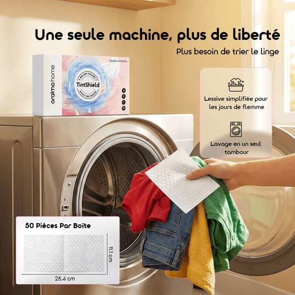 TintShield Attrape-Couleurs Anti-Transfert Avancés
