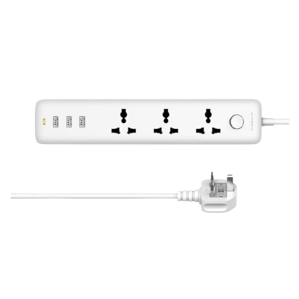 PowerHub 3 6 Ports UK Power Strip Socket