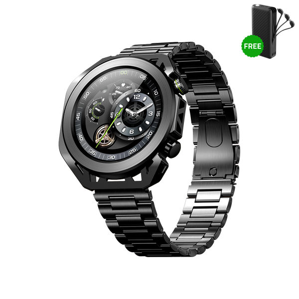 Watch Pro X 1.43'' Amoled IP68 Smart Watch with 2 Replaceable Watch Cases & Straps