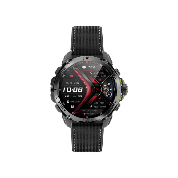 Watch GT 1.43" AMOLED 3ATM GPS Smart Watch with 2 Replaceable Straps