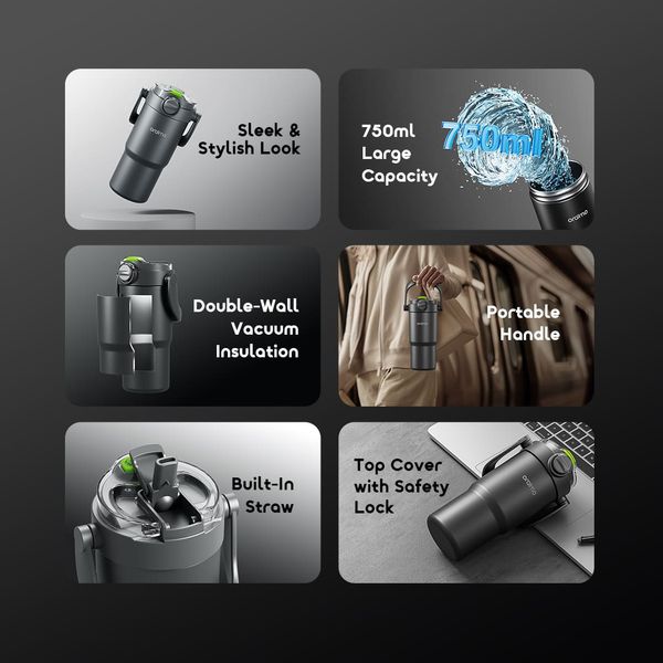 ThermoGo 750ml Stainless Steel Insulated Thermos