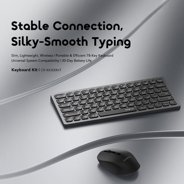 NimbleType Wireless Keyboard Mouse Kit