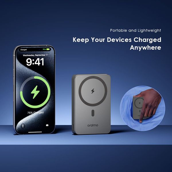 MagPower 15 10000mAh Wireless and Wired Power Bank