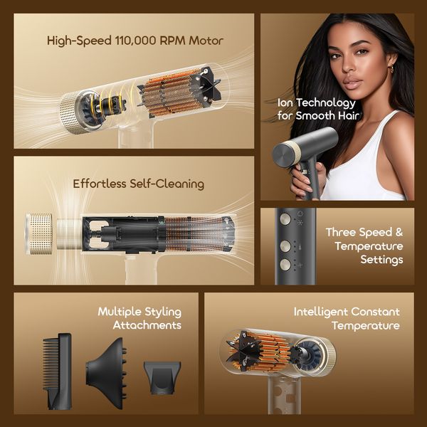 Swift Dry High-Speed Motor Hair Dryer