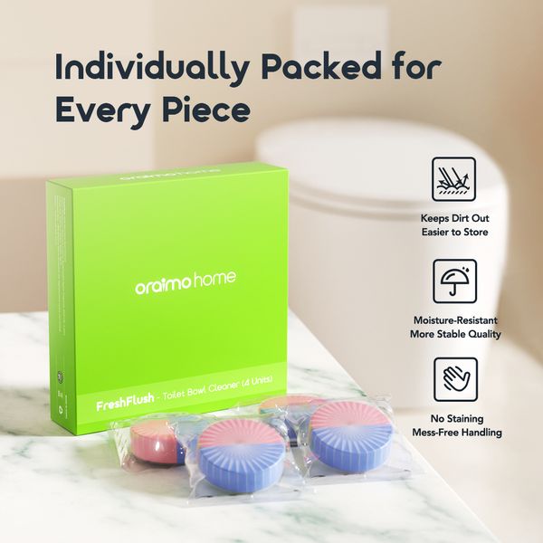 FreshFlush Antibecterial Odor Elimination Toilet Bowl Cleaner