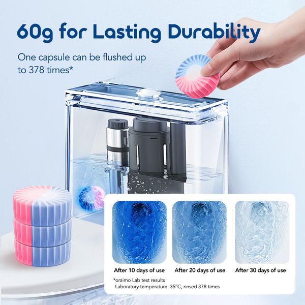 FreshFlush Antibecterial Odor Elimination Toilet Bowl Cleaner