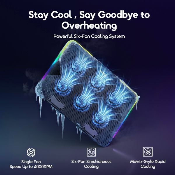 ChillDock Dual USB Ports Laptop Cooler