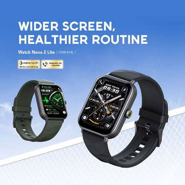 Watch Nova 2 Lite 1.93'' AMOLED Full Touch Color Screen Smart Watch