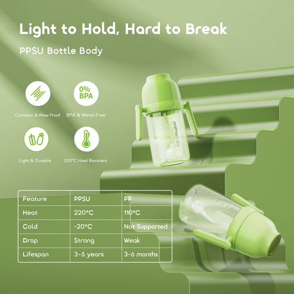 PureDrink 240 240ml PPSU Baby Bottle