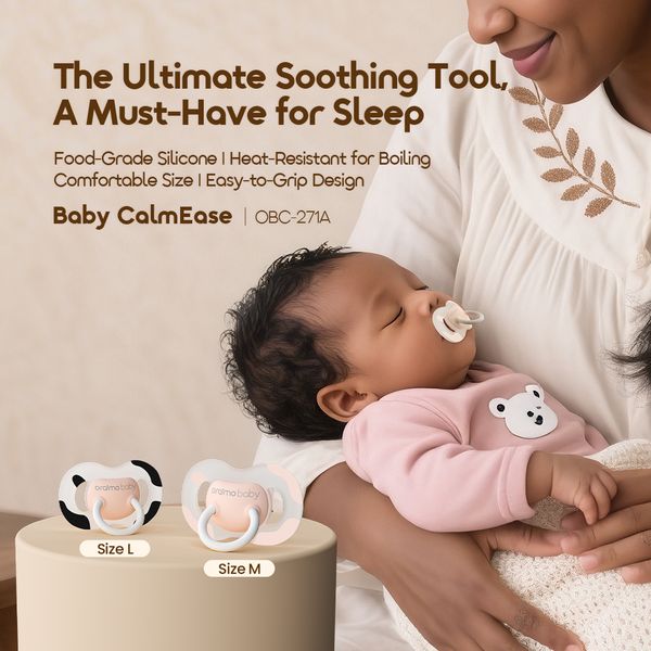 Baby CalmEase Food-Grade Silicone Pacifier