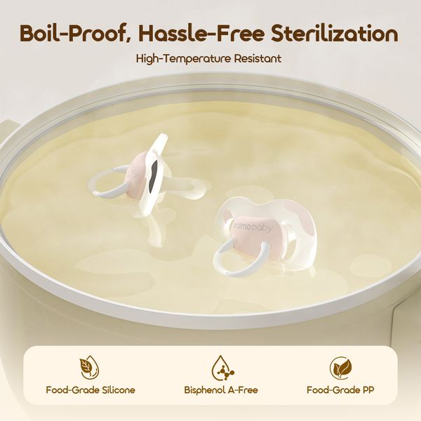 Baby CalmEase Food-Grade Silicone Pacifier