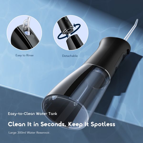 FlossJet Pro Comfortable Smart Flosser with  5 Cleaning Modes