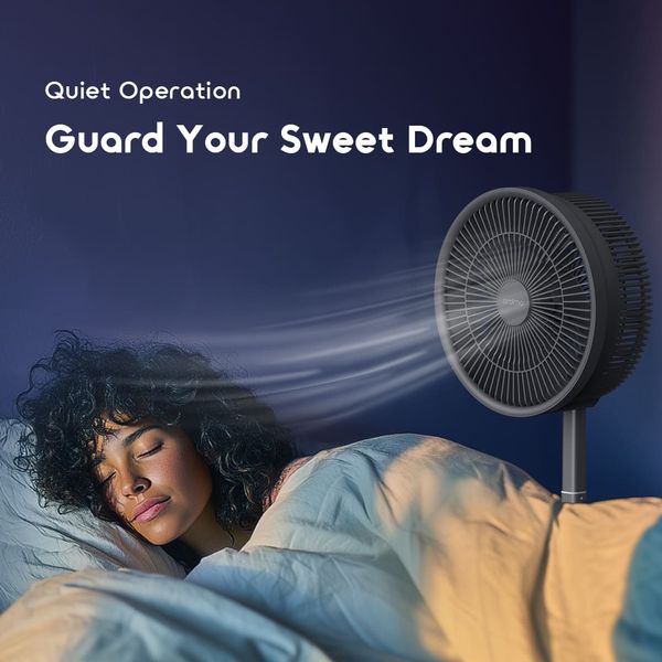 Power Turbo 4000mAh Portable Folding Fan