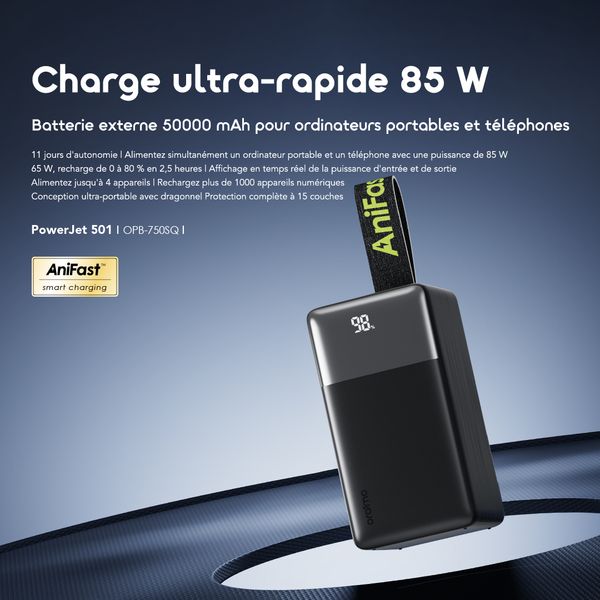 PowerJet 501 4-Device Charging Fully Charges Phone Up to 11 Time PowerJet 501
