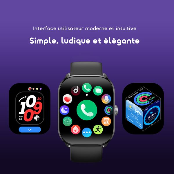 Watch 6 Lite Montre connectée de 2,01 pouces avec une interface utilisateur élégante