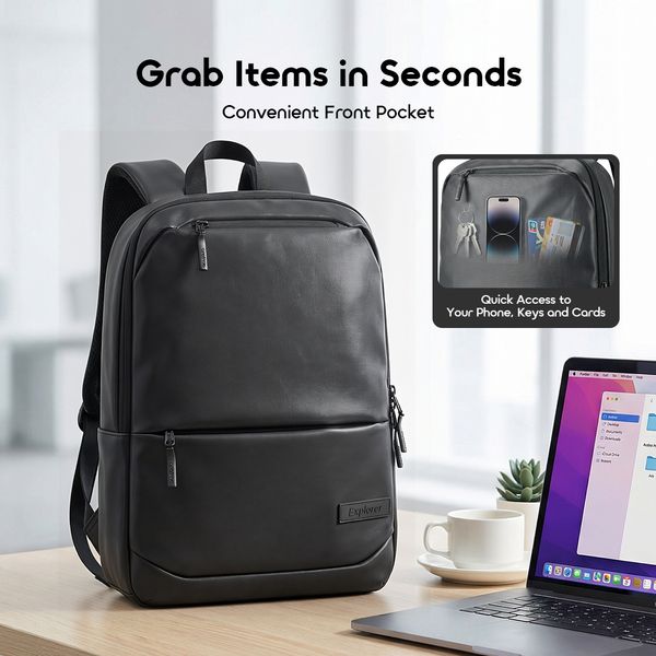 DuraLite Waterproof Spacious Charging Backpack