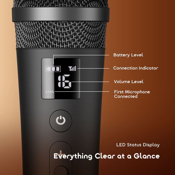 VoxMic Portable Long-lasting Wireless Microphone