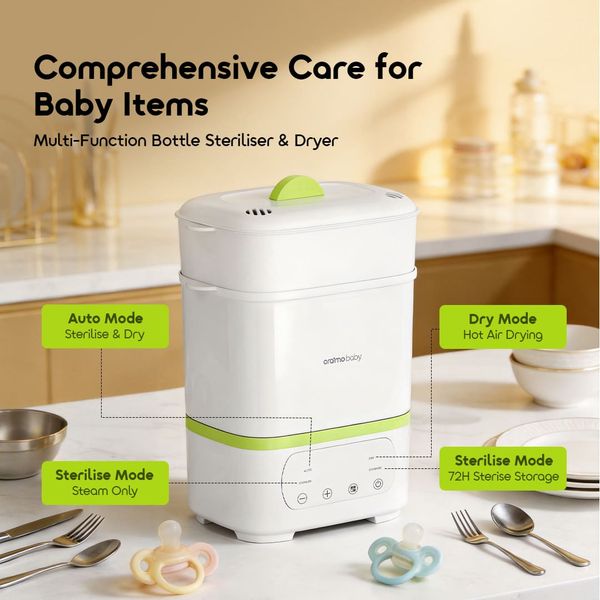 BabySteri 3-in-1 Multi-Function Germ-Free Baby Steriliser