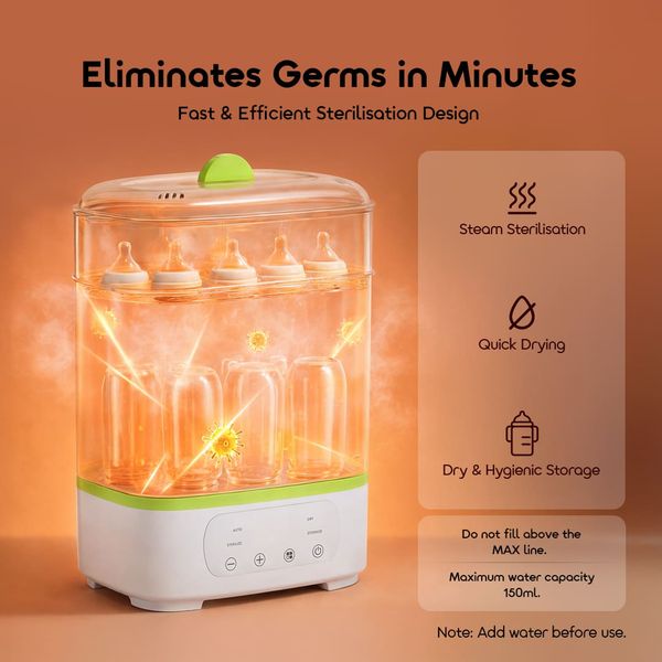 BabySteri 3-in-1 Multi-Function Germ-Free Baby Steriliser
