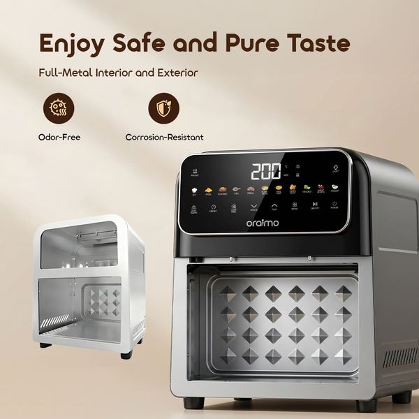 NutriFry S1 6L 1500W 230°C High-Temp Air Fryer