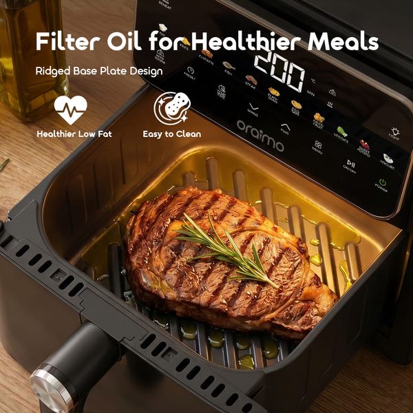 NutriFry S1 6L 1500W 230°C High-Temp Air Fryer
